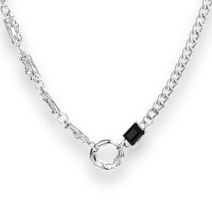 Ring Pendant Necklace for Men Women Streetwear Unisex Hip Hop Style